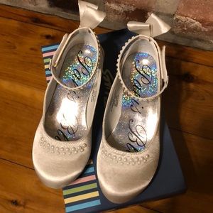 Girls Paris blues dress shoes